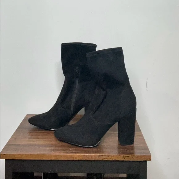 Ivanka Trump Black Ankle Boots - Picture 2 of 13